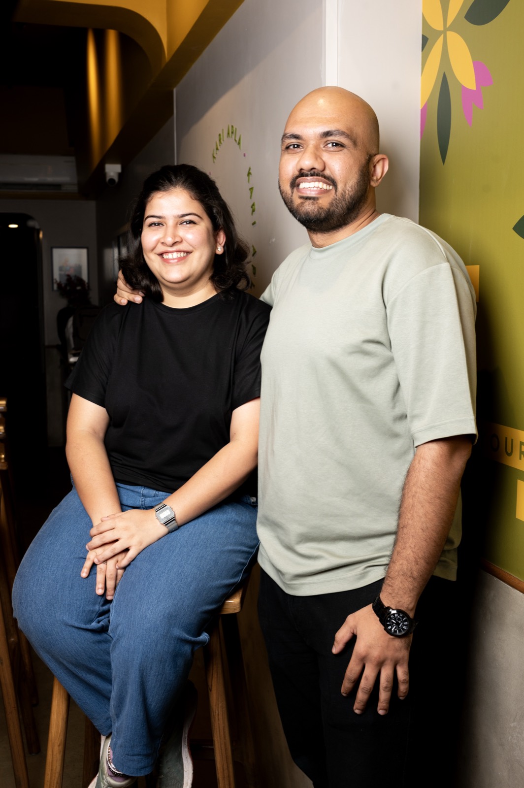 Chef Mathew Varghese with Ebaani Tewari